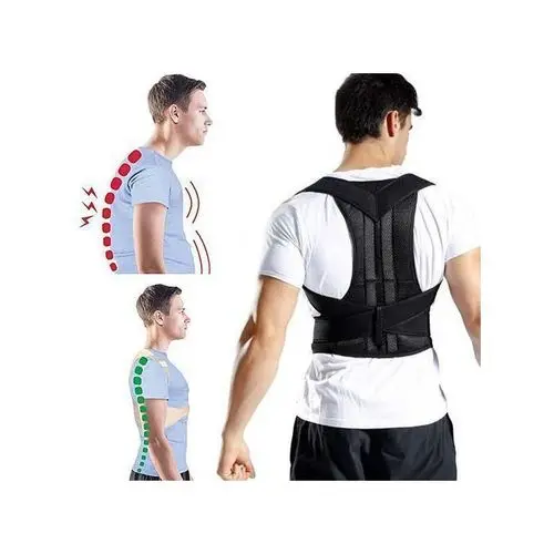 Ceinture correcteur de posture dos - Unisexe - Noir