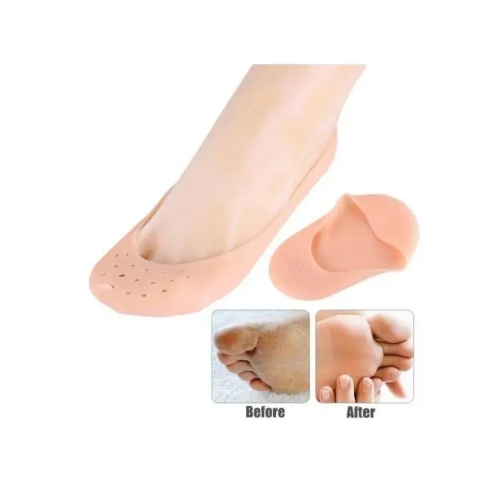 Chaussettes médicale hydratantes en gel de silicone