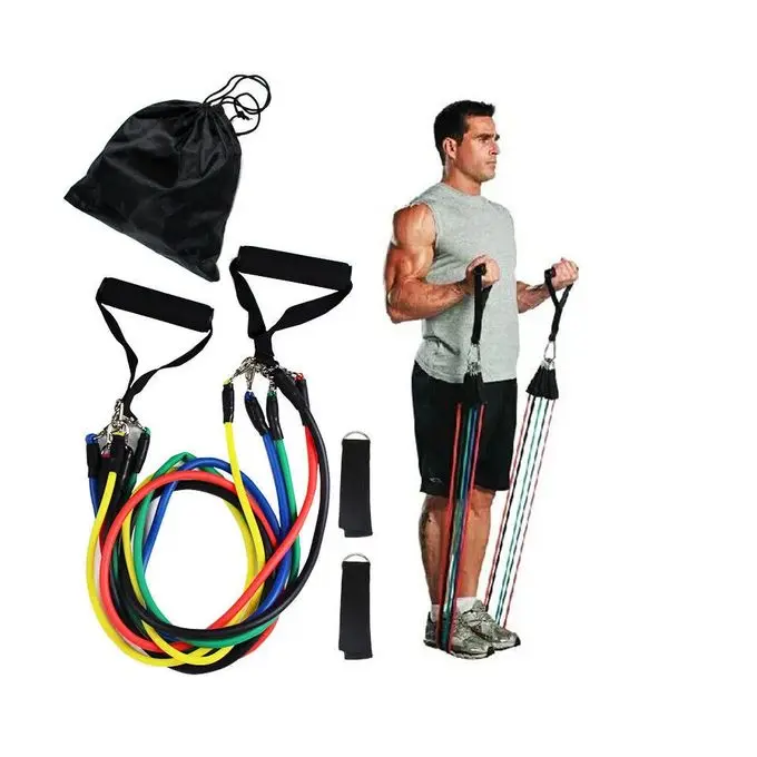 Bande d’exercice de résistance - Durable - Yoga - Pilates - Tube d’entraînement