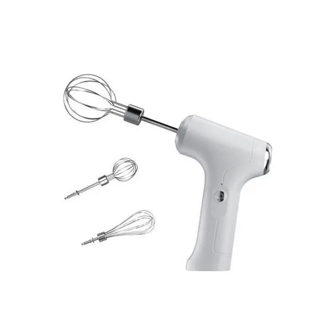 Batteur à œufs rechargeable - 3 vitesses - 2 têtes en acier - Inoxydable - SK1772