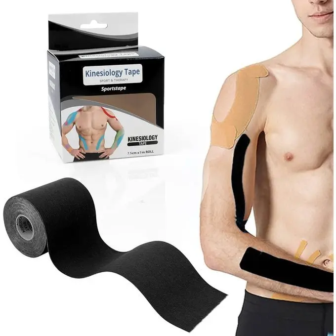 Bande anti-douleur et l’inflammation - Kinésiologie - Tape 5mx5cm