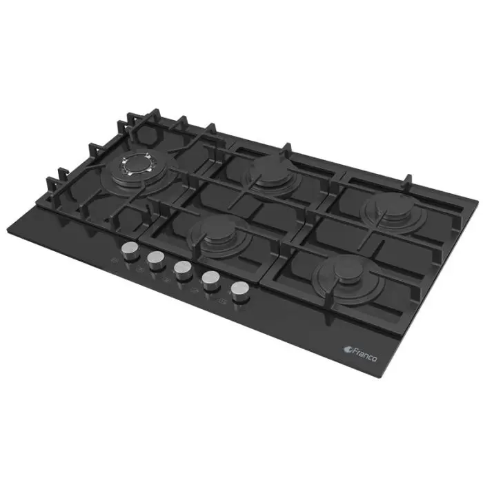 Plaque de cuisson Encastrable 5 Feux - FR-458 BF - Noir