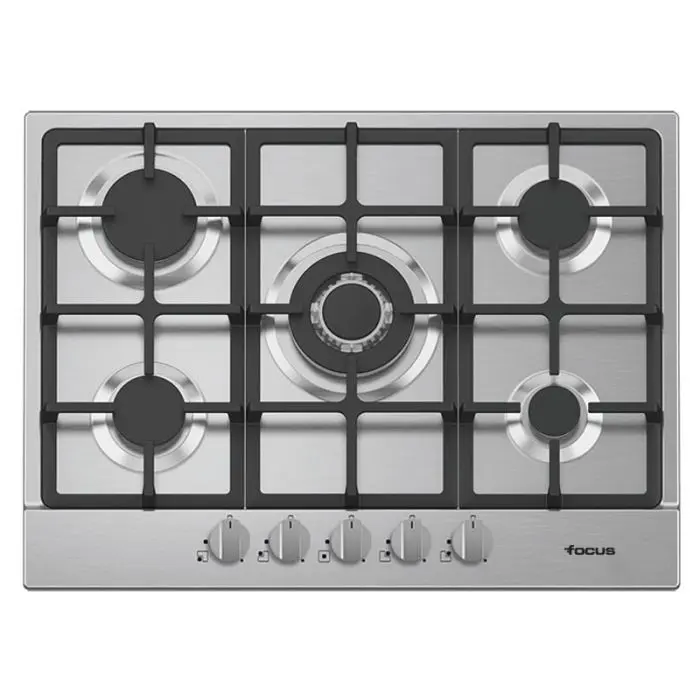 Plaque de Cuisson 5 Feux - F4078XS - Inox