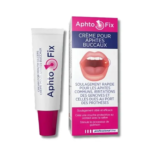 Aphtofix creme - aphtes buccaux - Tube 10g