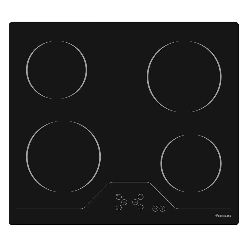 Plaque de Cuisson Electrique 4 Feux - F816X - Noir