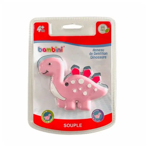 Anneau de dentition - Dinosaure - Ref 489