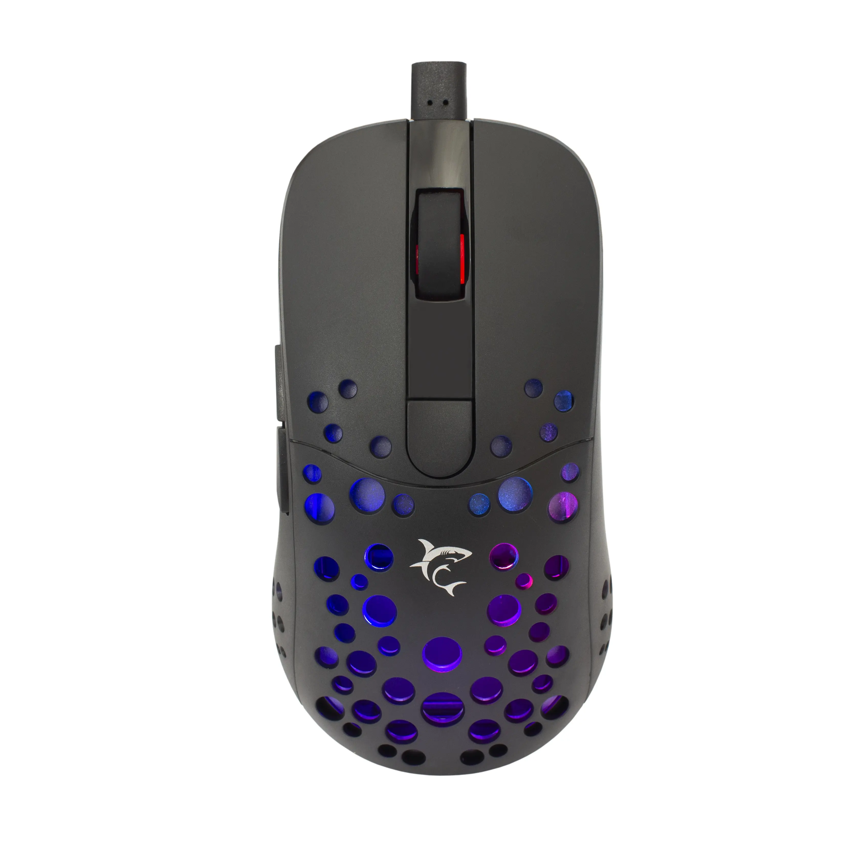 Souris White Shark MOUSE GM-9004 TRISTAN RGB / 12.000 dpi BLACK