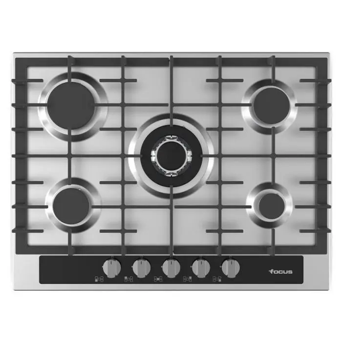 Plaque de gaz 5 Feux - F.8011XS - Inox