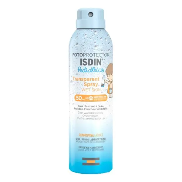 Fotoprotector Transparent Spray Wet Skin Pediatrics - SPF50+ - 250 ml