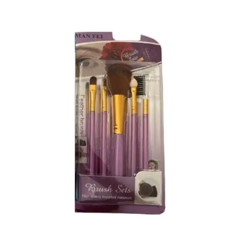 Ensemble de 5 Pinceaux de Maquillage - Mauve