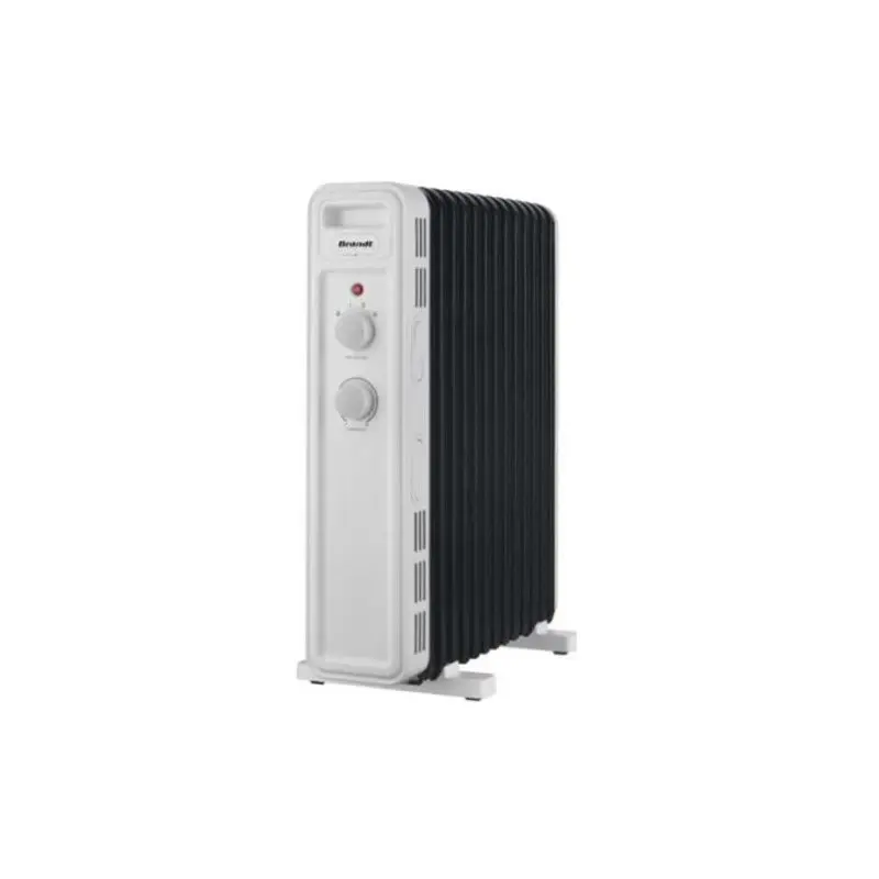 Radiateur Bain d'huile 2500W - RBH13BBW - Blanc & Noir
