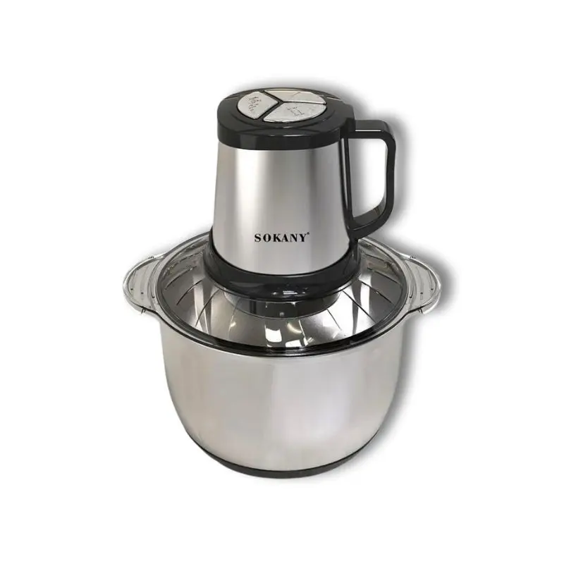 Mini Hachoir à Viande avec Bol - Sk-7015 - 800W - 5L - En Inox