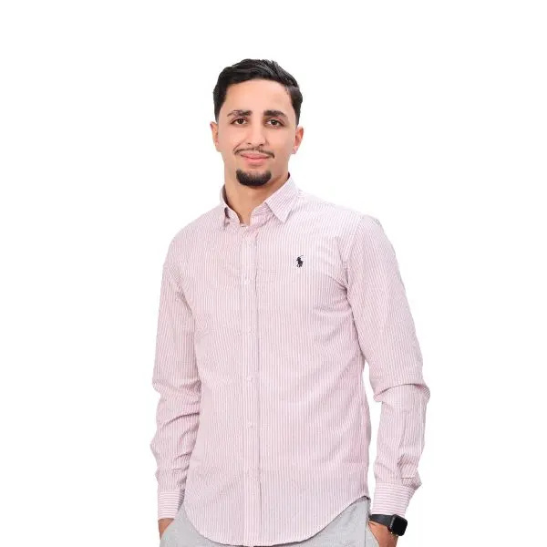 Chemise homme à rayures - Blanc & violet - Coupe ajustée