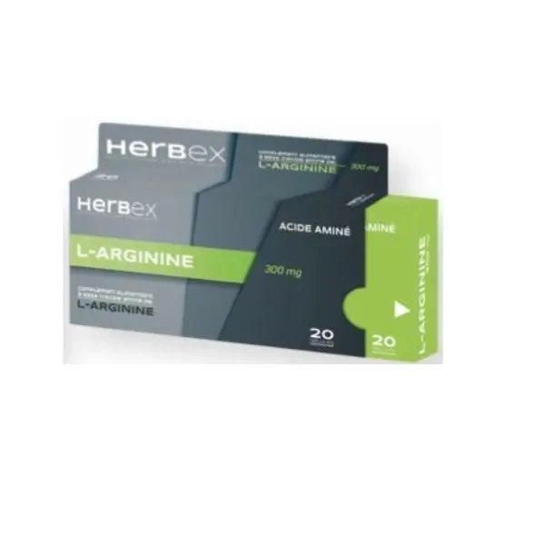 L- Arginine - 300mg - 20 Gélules