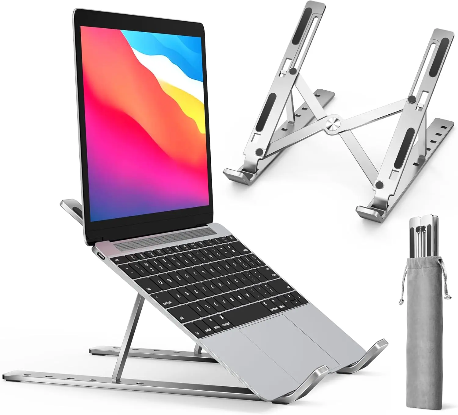 Support pour PC Portable - Argent