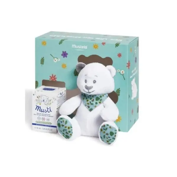 Coffret Musti - Eau de Soin & Nounours - Vert