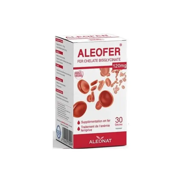 Fer Chélate - 120mg - Boite 30 gélules