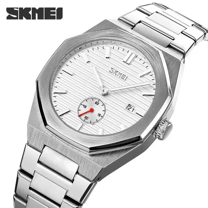 Montre hommes chic - Ref 9262 - En acier inoxydable
