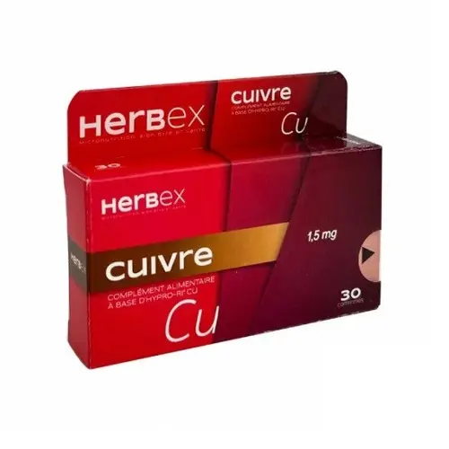 Cuivre - 1.5 MG - 30 Gélules