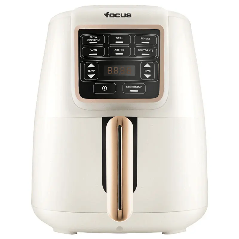 Friteuse sans huile - 1550W - 4L - FM3601C - Blanc & Gold