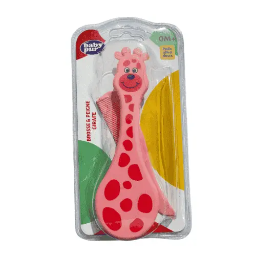 Brosse et peigne - Girafe - Réf 79003