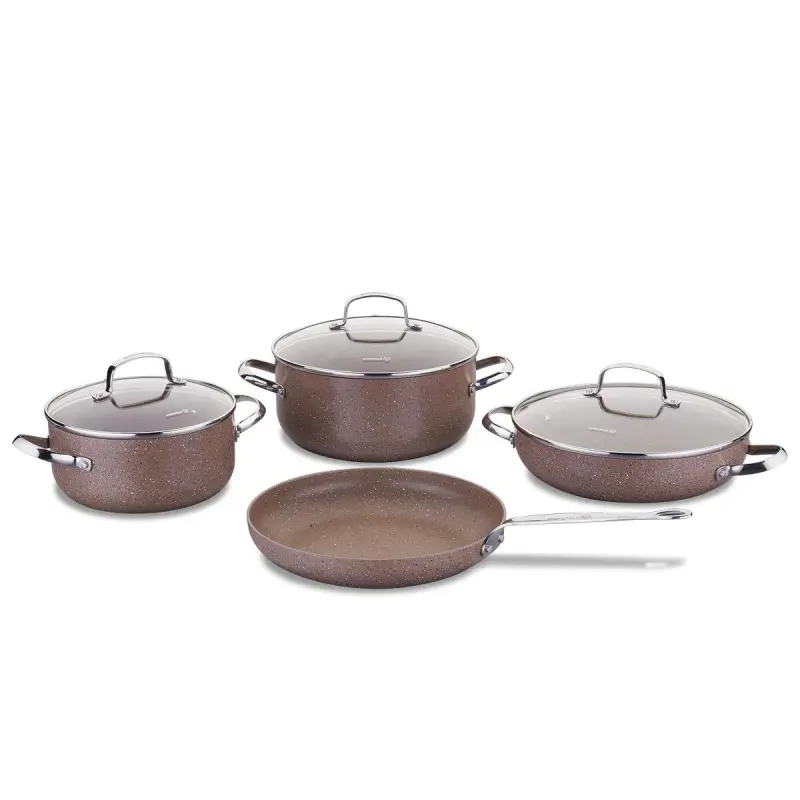 Service 7 PCS - A2900 - Céramique - Marron