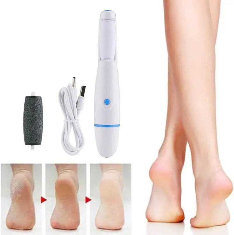 Machine Électrique pour soins des pieds - Blanc - Appareil pour enlever les cuticules mortes et sèches