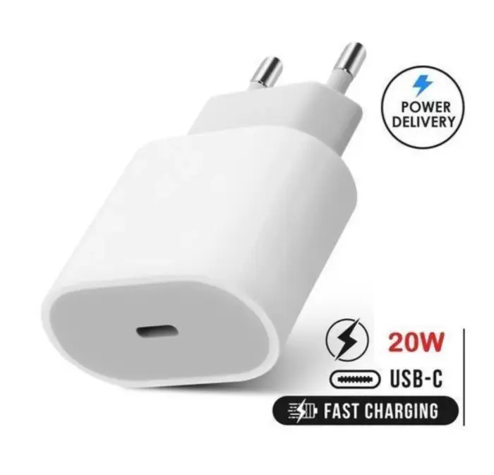 Adaptateur Tête Chargeur Type C 20W Rapide Pour IPhone