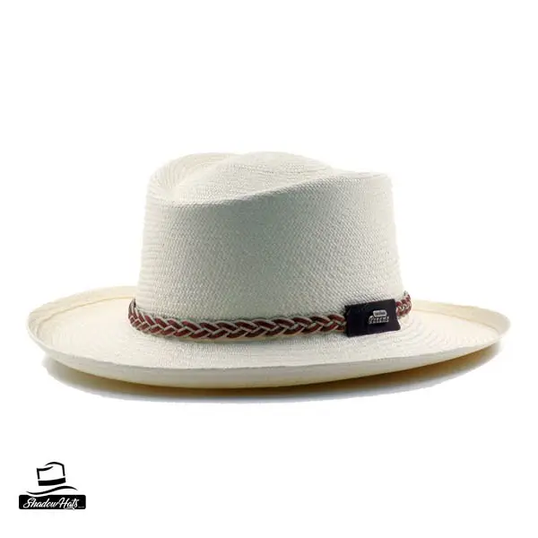 Panama - Gambler - Cuir - Blanc