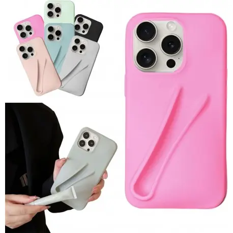 Coque de Téléphone - Lip Gloss - 84581167 - Noir