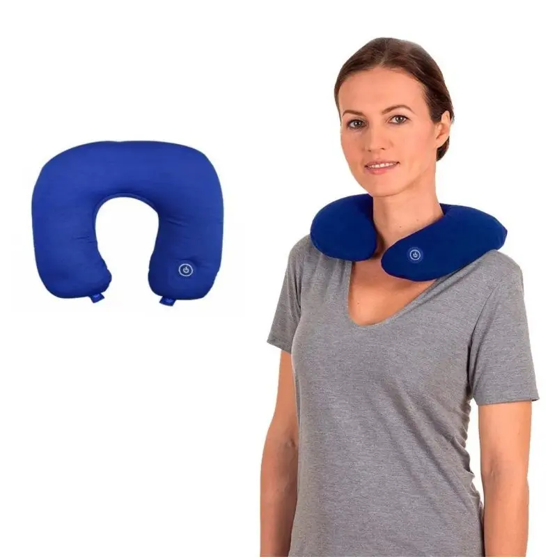 Oreiller de massage - Pour le cou - Bleu