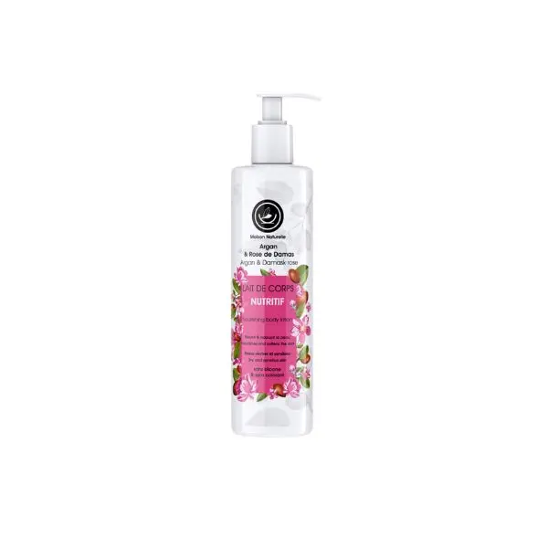 Lait de corps nutritif argan et rose de damas -150ml