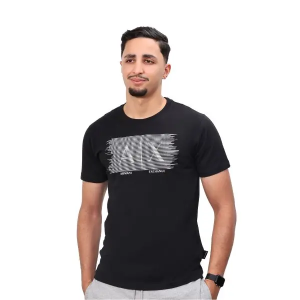 T-shirt Homme Armani Exchange - Noir Classique