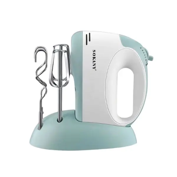 Batteur Électrique - 300W - 6 Vitesses - Avec Support de Rangement