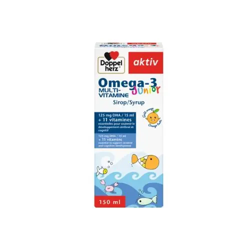 Aktiv omega 3 - Junior multi vitamine - Sirop 250ml