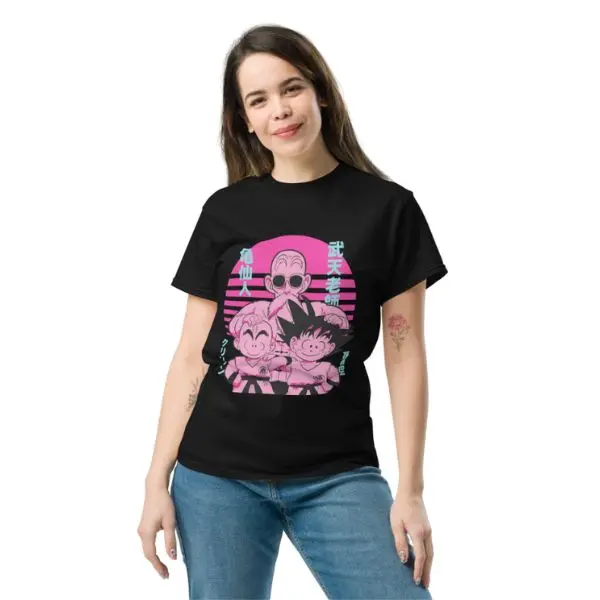 T-shirt Goku Krillin & Roshi - Dragon ball