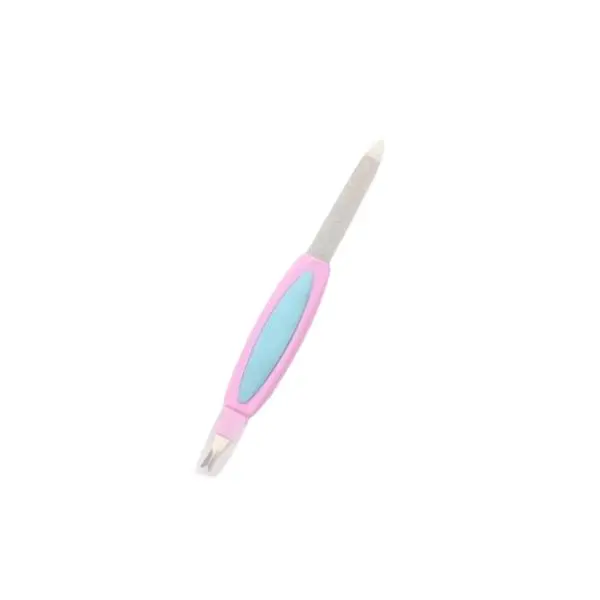 Lime à ongles - En acier inoxydable - Rose