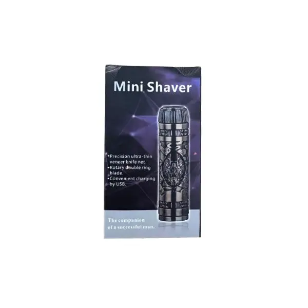 Mini rasoir électrique portable - Rechargeable USB - Rasage de précision pour homme