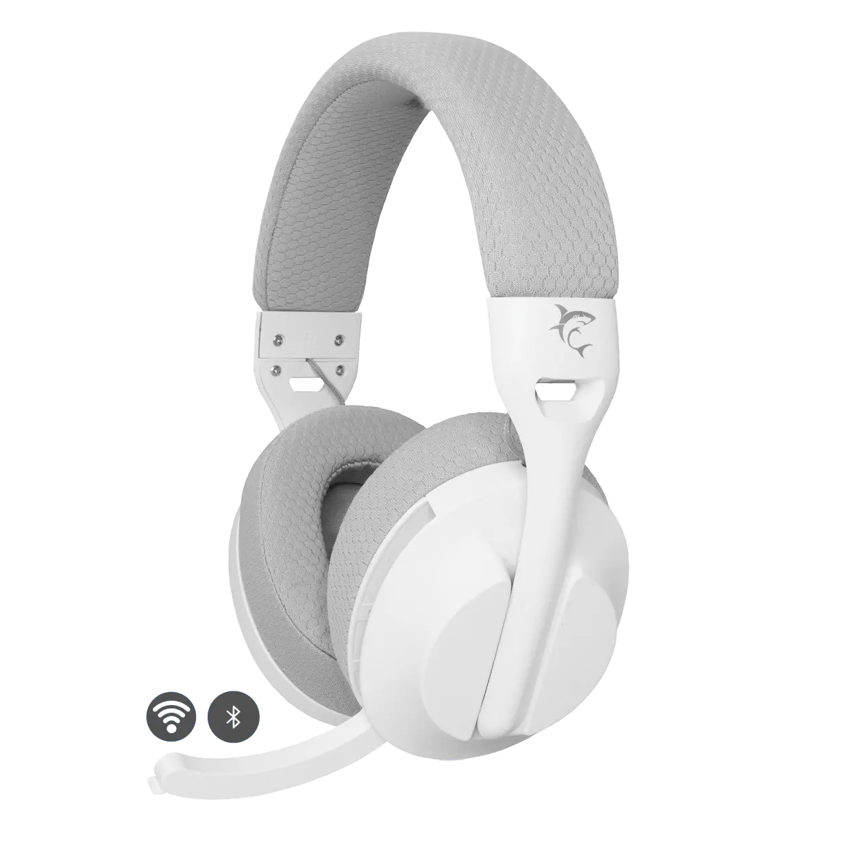 casque audio White Shark HEADSET WGH-2441 FALCON White/Grey - Wireless