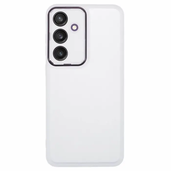 Coque pour Samsung A24 4G Luxe Soft Silicone Blanc