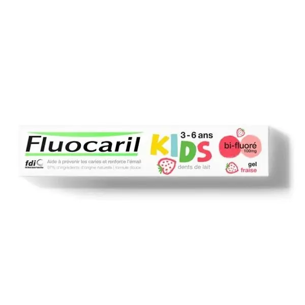 Dentifrice - kids/enf - Gel fraise - 50ml