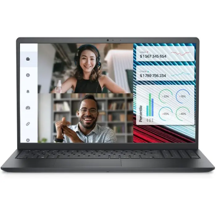 PC Portable - Vostro 3520 I3-1215U 12È GÉN 8GO 512GOSSD - Noir - Garantie: 1 an