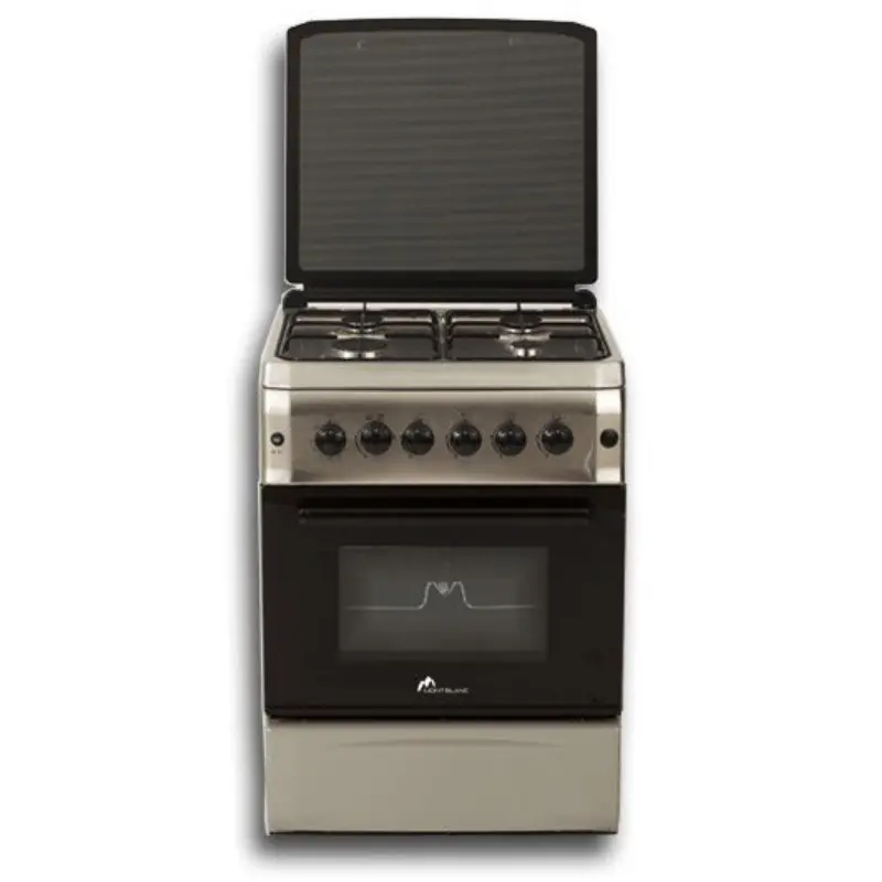 Cuisinière à Gaz4 Feux - 6060 REX _ Inox