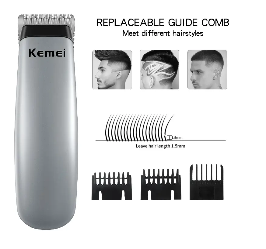 Kemei Mini Tondeuse À Cheveux Professionnel Barbe KM-666