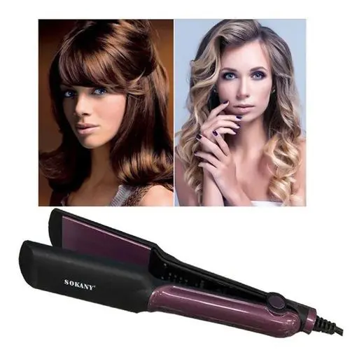 Lisseur cheveux - Professionnel - Plaque En Céramique - SY-6505 - Noir & Violet