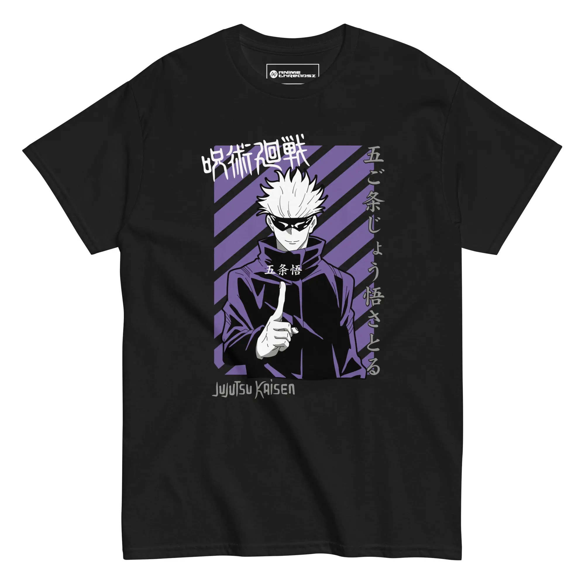 T-shirt - Classique - Gojo saturu - Noir