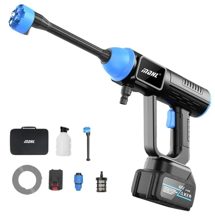 Nettoyeur haute pression portable avec 3 niveaux avec boîte à outils MDHL 8109