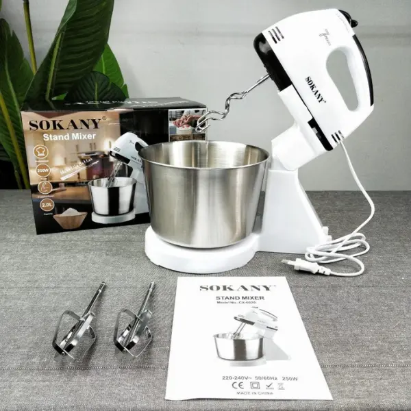 Batteur Avec Bol 2 Litre 250W Sokany - 7 Vitesses
