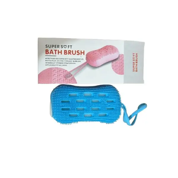 Brosse de Bain en Silicone - Super Soft Bath Brush - Bleu