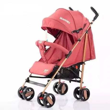 Poussette Pliable - Pour Bébé - Poussette Réglable - Rouge